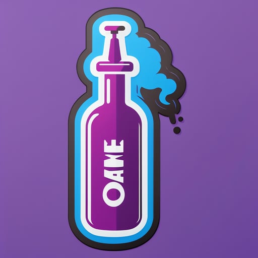 Nitrous Oxide Bottle sticker