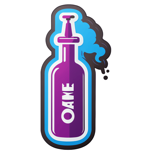 Bouteille d'oxyde nitreux sticker