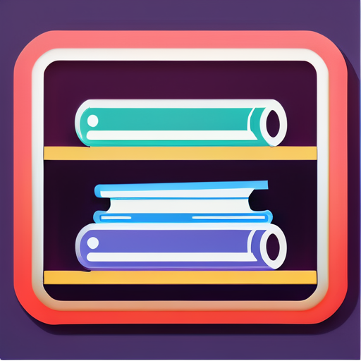 library image sticker