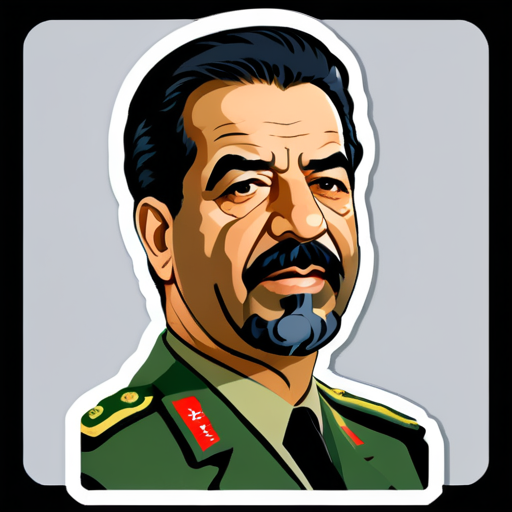 iraque saddam sticker