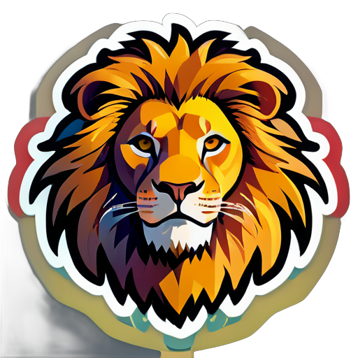 lion sticker