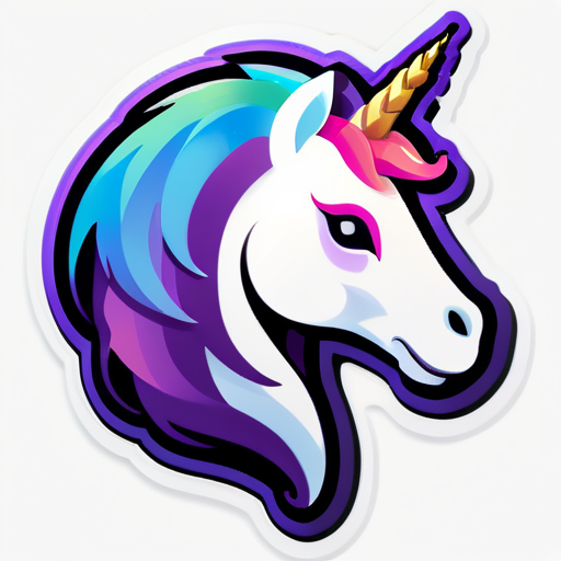 licorne sticker