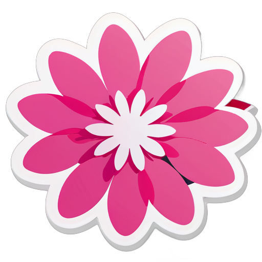 Pétalas cor-de-rosa sticker