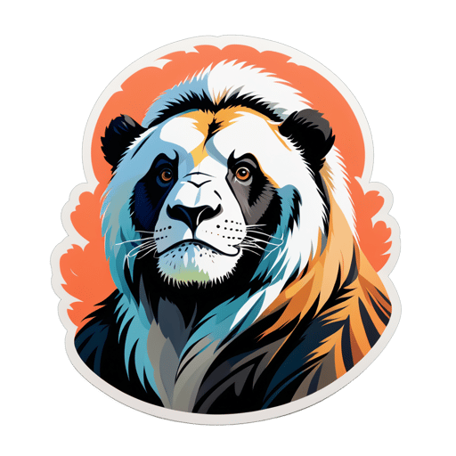 Endangered Species Portraits sticker