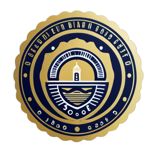 Timbre del Colegio del Brazo de Oro sticker