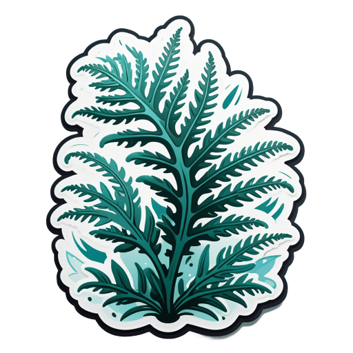 Frosty Fern Fantasy sticker