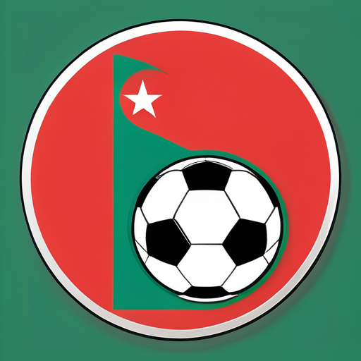 Copa del Mundo de Fútbol en Marruecos sticker