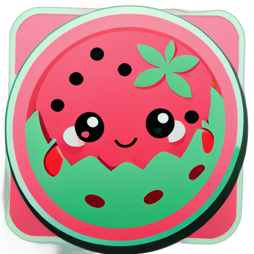 Cute Watermelon sticker