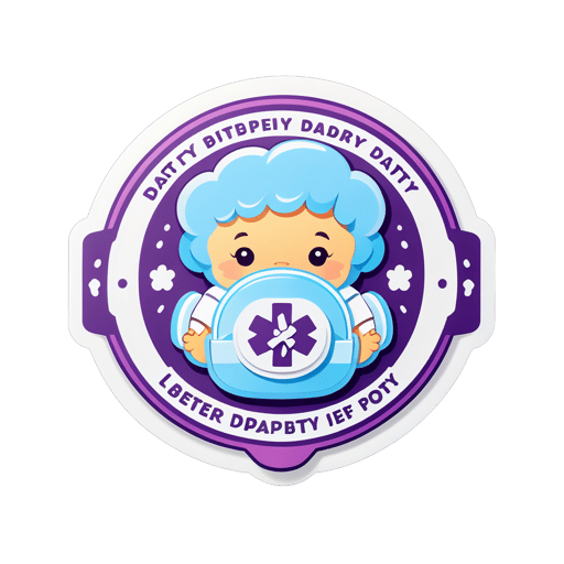 Diaper Duty Badge sticker