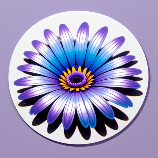 Opalescente Osteospermum Odyssey sticker