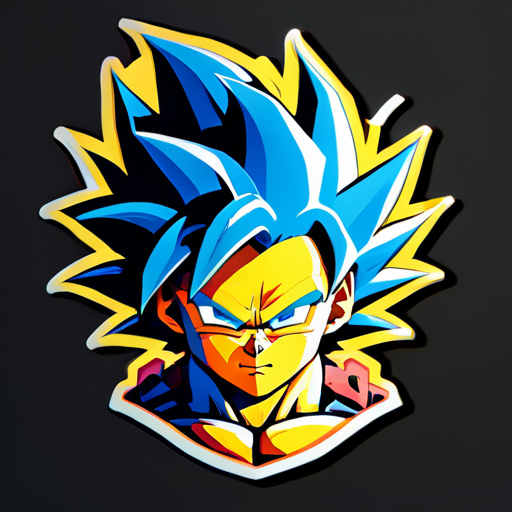 Super-Saiyajin sticker