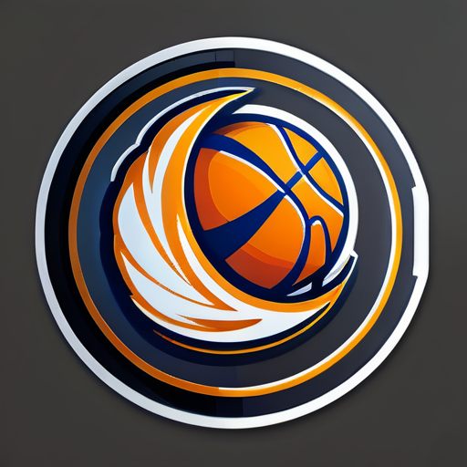 basketball team logo
 sticker