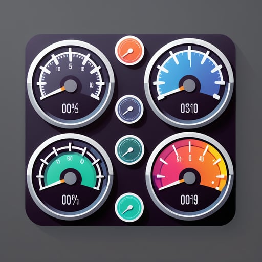 Dashboard Gauges sticker