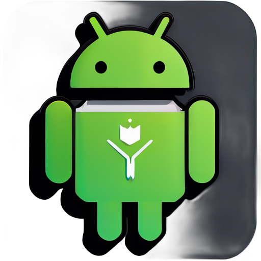 Desarrollador de Android en apple sticker