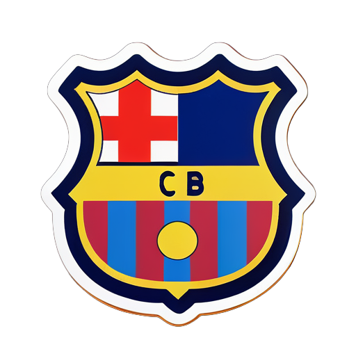 um fã do Barcelona sticker