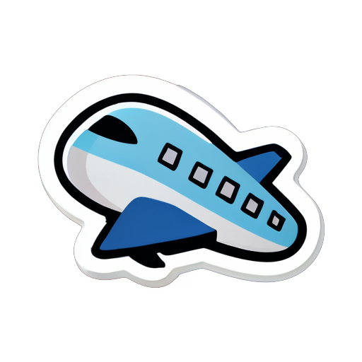 Flugzeug sticker