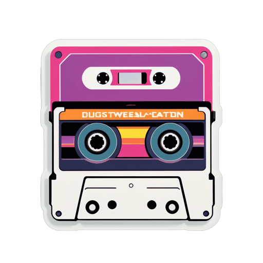 Nostalgic Cassette Tape sticker