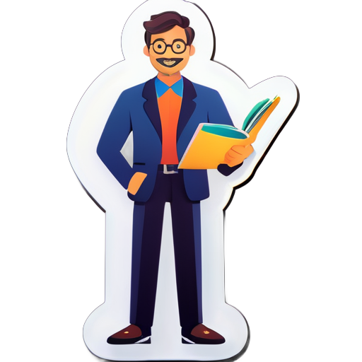 man teacher sticker