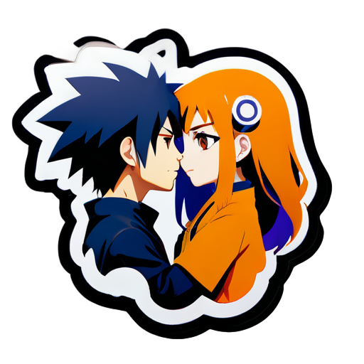 naruto and hinata marriage
 sticker