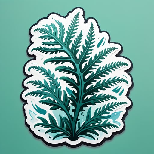 Frosty Fern Fantasy sticker