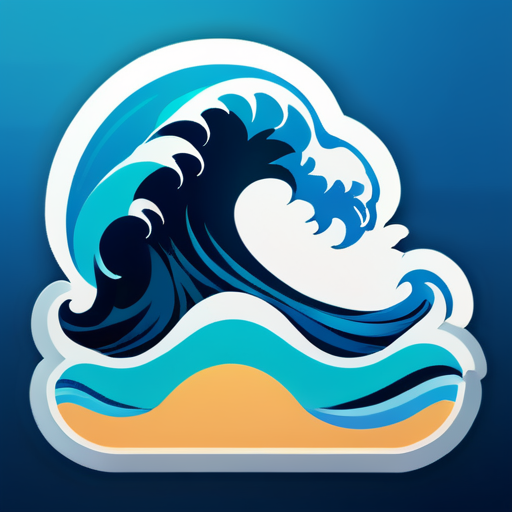 ocean sticker