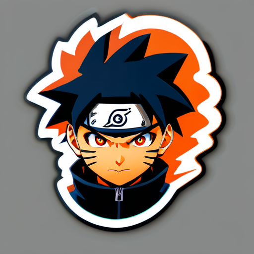 generate a naruto sticker
 sticker