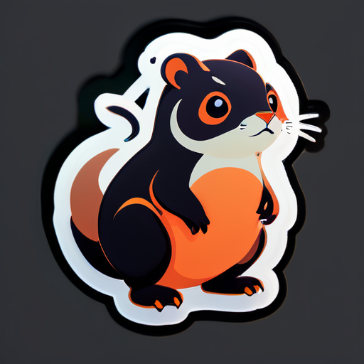 a animal which do not  exist sticker