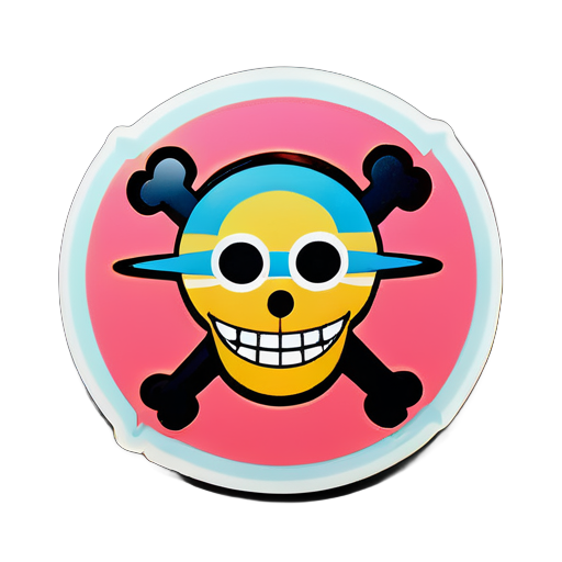 one piece sticker sticker