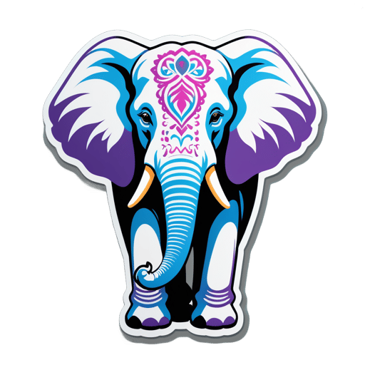 Majestic Elephant sticker