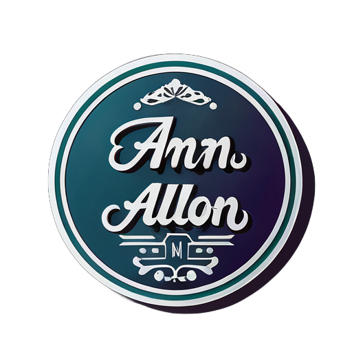 Aman Tailor 로고 텍스트 sticker