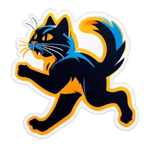 running cat sticker