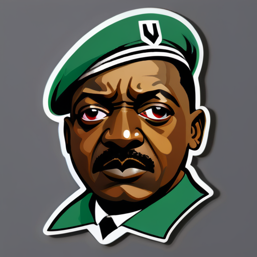 afrikanischer Adolf Hitler sticker