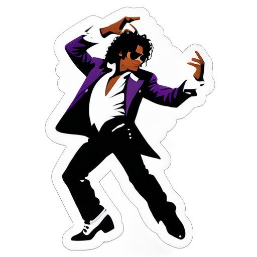 michael jackson bailando sticker