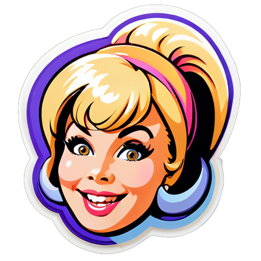 barbara eden sticker sticker