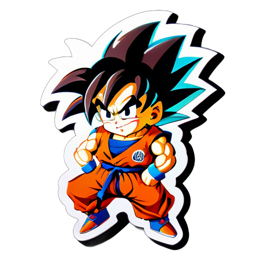 Goku 씨지를 따먹는다 sticker