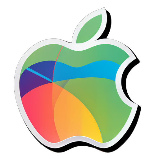 apple logo sticker