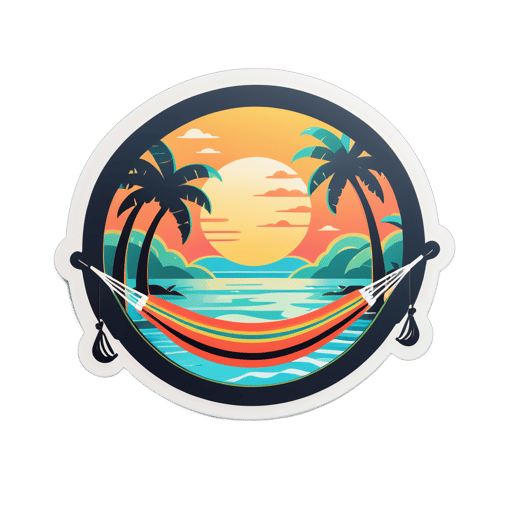 Lazy Hammock sticker