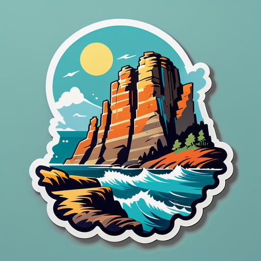 Penhasco Escarpado sticker