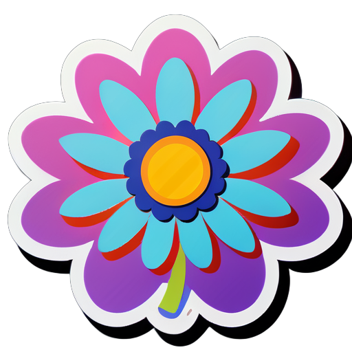 flower
 sticker