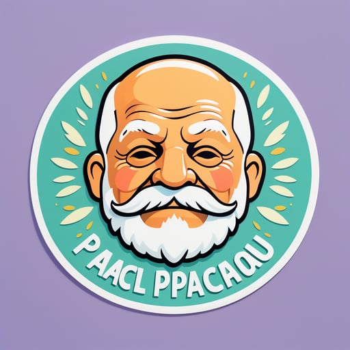 Peaceful Papaw sticker