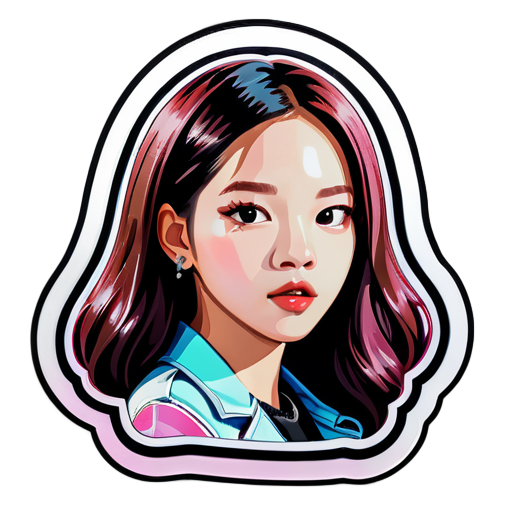 a sticker of Blackpink
 sticker