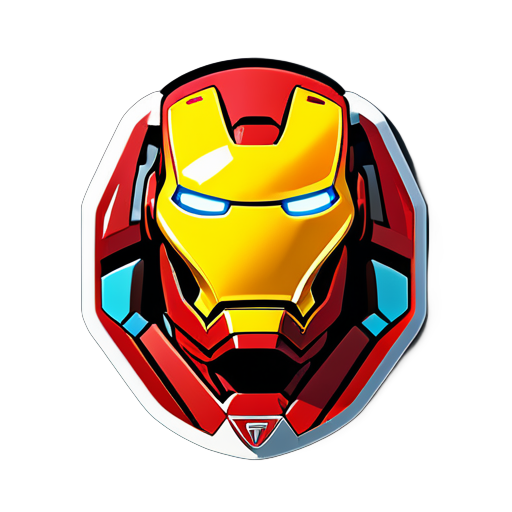 ironman tecnología avanzada sticker