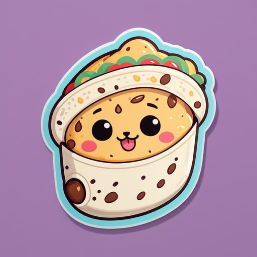 süßer Burrito sticker