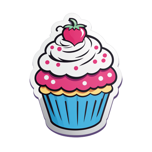 Fresh Cupcake sticker