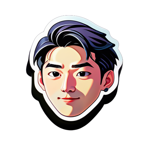 影子成员 申真吴 矢量图 sticker