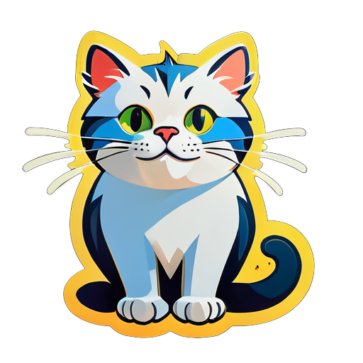 Novo cat sticker