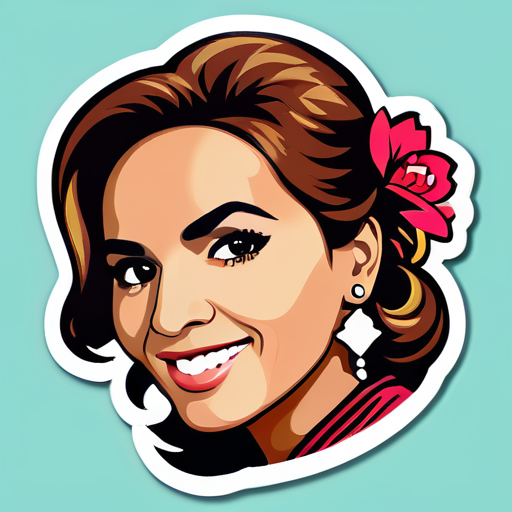 maria becerra argentina singer sticker