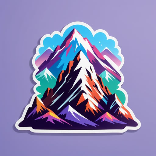 위대한 산 sticker