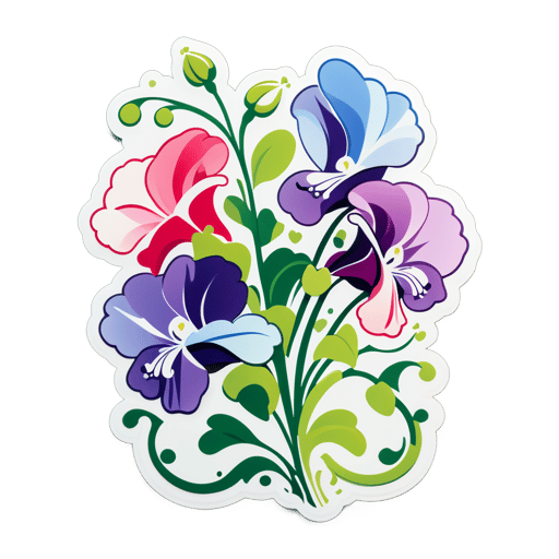 Sublime Sweet Pea Symphony sticker