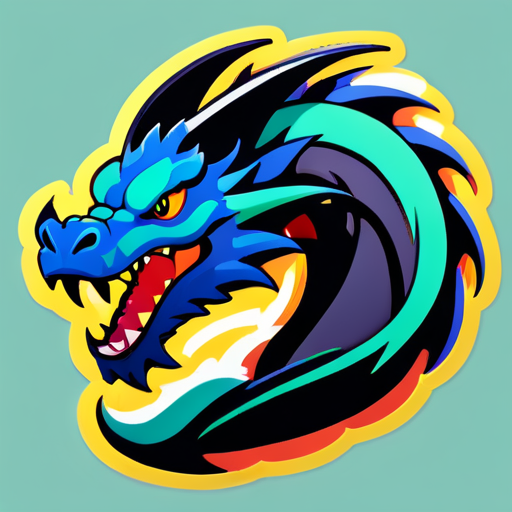 Drache sticker